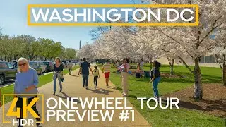 Exploring Washington DC - 4K HDR Onewheel Tour in the Capital of the USA - Preview 1