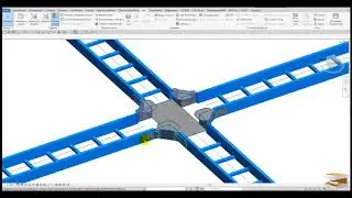 #3DBIMPRO. #Revit. Кабеленесущие системы. Шарнирный Х-образный ответвитель.
