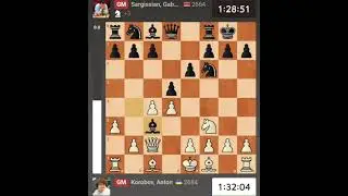 Anton Korobov Vs Sargissian Gabriel | European Team Chess Championship 2021
