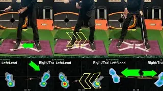 Improve your Golf Swing from the Ground Up | Golf swing sequence with pressure trace