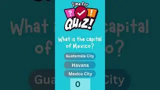 Identify Mexico's Capital! #quiz #brainteaser #trivia #city #capital #Mexico #countries  #riddles