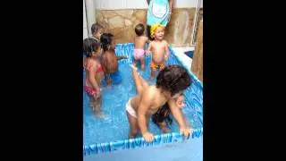 Banho na creche