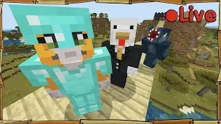 Minecraft - W/Squid + Sqaishey - 🔴 Live