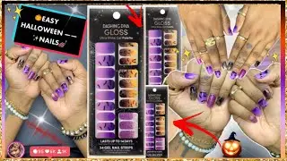 Dashing Diva Nail Stickers |Halloween Edition |How To Apply 