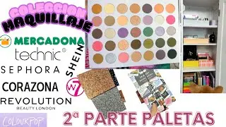 COLECCION MAQUILLAJE 3 💖 PALETAS 2ª PARTE 💖 PALETAS GRANDES Y MINIPALETAS