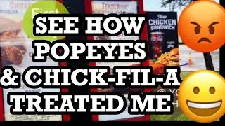 CustomerService  from ☹️Popeyes vs Chick-fil-A 😀 service compared
