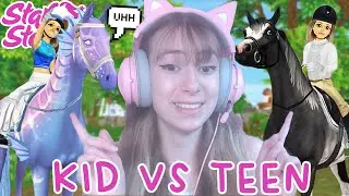 KID YOU 🤓 vs TEEN YOU 😎 *Star Stable Edition*