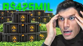 Ele Fez De Novo! Gastou R$430.000,00 Abrindo Caixas no CS2