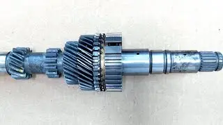 Helical Gear on a Shaft