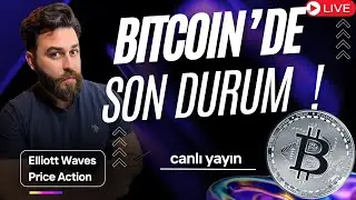 BİTCOİN DE SON DURUM ! TEKNİK ANALİZ CANLI YAYINI