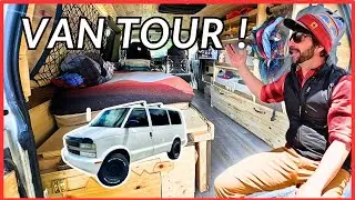 CHEVY ASTRO CAMPER VAN TOUR