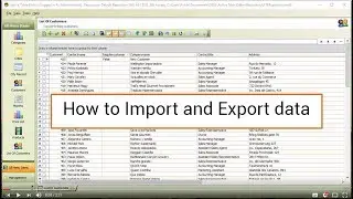 Active Table Editor : How To Export and Import Data
