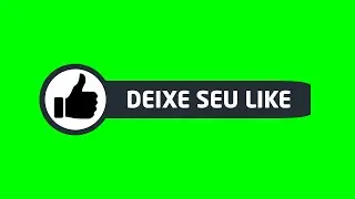 Chroma Key - Deixe seu like - Green Screen 1080p Full HD (ABS Chroma Key)