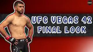 DRAFTKINGS UFC FINAL LOOK | UFC VEGAS 42 DFS PICKS