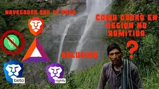 Como cobrar token BAT en region no admitida / solucion