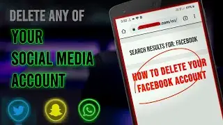How to Delete Any Social Media Account #shorts