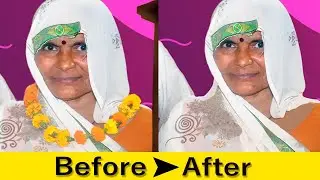 Remove Necklace From Photo I Photoshop Tutorials in Hindi I Dkwebtech