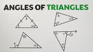Angles of Triangle: Sum of Interior Angles and Exterior Angle Theorem by 