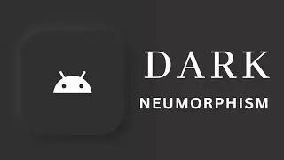 NEUMORPHISM Dark Mode Flutter | Container ICON Dark mode | Flutter Tutorial | without package