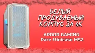 ARDOR GAMING Rare Minicase MS2 - БЕЛЫЙ КОРПУС ЗА 4К.