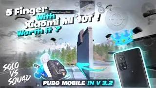 Xiaomi Mi 10T👑PUBG Test 2024‼️5 Fingers + Full Gyro‼️| NEW UPDATE In v3.2🔥| Pubg Mobile Gameplay♥️#3