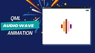 QML implementation for AudioWave GIF || Qt || Qt Quick