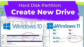 How to Create Partition in Windows 10 & 11 | Create New Drive (2022) | Hindi