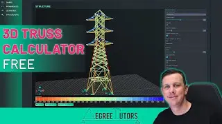 Free 3D Truss Calculator - Tutorial and Walkthrough | DegreeTutors.com