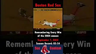 Remembering the 2004 Boston Red Sox - Win 83 #redsox #mlb #baseball #sports #homerun