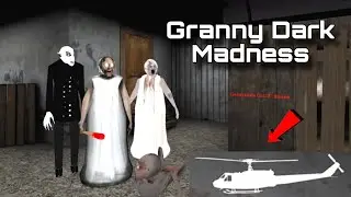 Granny Dark Madness Helicopter Escape Full Gameplay | Granny 1 Helicopter Escape