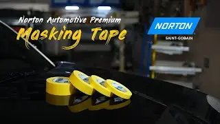 Strong, Flexible & High Heat Resistant: Norton Premium Masking Tape