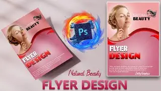 Photoshop flyer design tutorial | beauty flyer | Zaiby Graphics