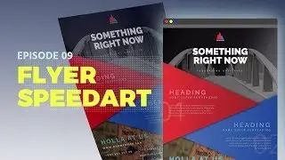 Design Creative Flyer CMYK | Illustrator Speedart
