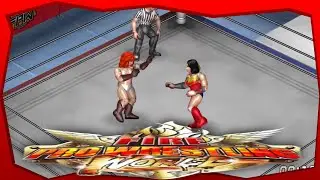 Wonder Woman vs. Red Sonja! - Fire Pro Wrestling World: 1v1 Match