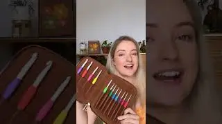 Crochet hook and interchangeable knitting needle organisation is sexy ✨ #crochet #knitting