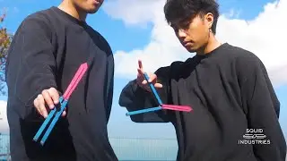 BUTTERFLY KNIFE (Balisong) Tricks | Squid Industries, Swordfish