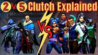 How to *CLUTCH* when you are Outnumbered | Valorant Clutch Explained #1