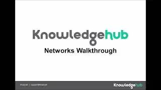 How to access your network on the Knowledge Hub