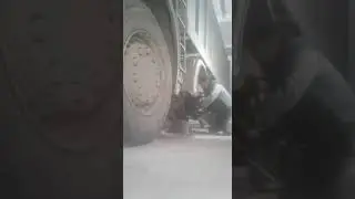 Снятие шкворня на скании