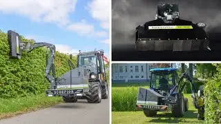 Heckenschneider für Traktor, Lader und Bagger | GreenTec RC Serie