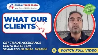 MN Enterprises Got a Free Trade Assurance Certificate!! | #trade #assurance
