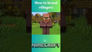 How to breed villagers in Minecraft #gaming #minecraft #gamingtips