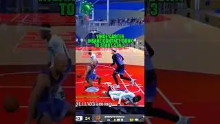 2K25 Vince Carter INSANE CONTACT DUNK 🤯  Season 3 Rec #2k25 #poster #posterizer #vincecarter