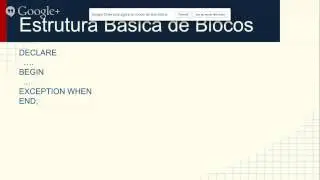 1ª Aula PL/SQL - Visão Geral da Linguagem!