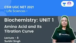 Amino Acid and Its Titration Curve | Biochemistry: UNIT 1 | CSIR NET 2021 | By Surbhi Singh