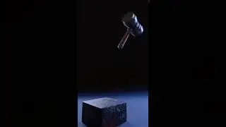 Quick hammer animation 💅💅💅 model available in Blenderkit 🕺 #3d #blender3d #3danimation #shorts