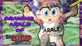 Come disegnare Arale - How To Draw Arale  Dr Slump e Arale