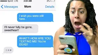 Texting My DEAD MOM!!! *SHE RESPONDED!!!*