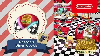 Animal Crossing: Pocket Camp - Roscoe's Diner Cookie