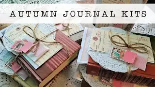 New FALL Journal Kits | Ephemera's Vintage Garden